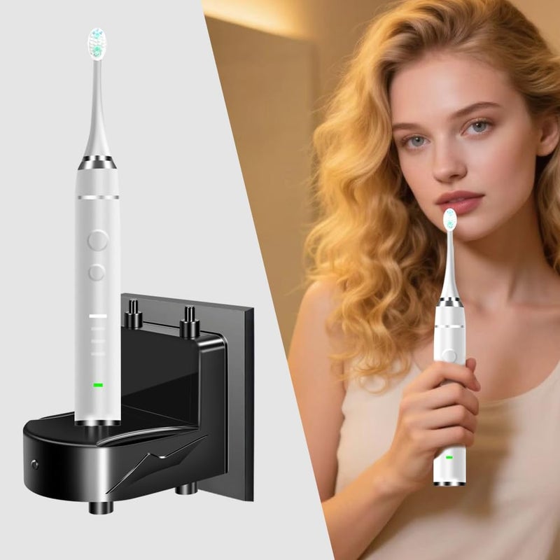 TicEaik Charger Base for AquaSonic Electric Toothbrush, Wall-Mounted Waterproof Charger for AquaSonic Black/Vibe Series with Fast Charging & Universal Voltage - Easy Installation, Travel-Ready - Image 5
